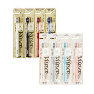 뷰센 라이트 칫솔 4입+더블와이드 칫솔 4입