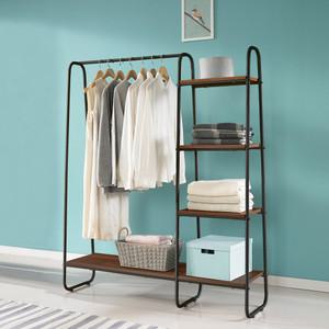 KM-T6602 라운드 행거 선반형 바지걸이 스탠드 옷걸이 철제 드레스룸 수납 선반