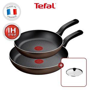 [테팔] 라이트쿡 인덕션 프라이팬 2종(팬24+팬28) +레온뚜껑24