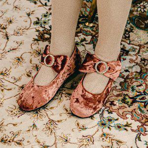 빔보빔바 보석리본플랫 여아 구두