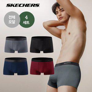 스케쳐스 남자 심리스 모달 드로즈 4장세트