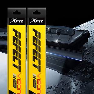 엑스핏 3세대 1개+1개 퍼펙트비전 하이브리드 와이퍼 2개1세트 자동차 앞유리 윈도우브