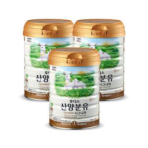후디스 NEW 산양분유 시그니처 1단계, 800g, 3개