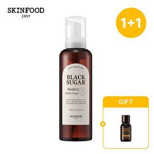 [스킨푸드] [쿠폰가12,960원] [1+1] 블랙슈가 퍼펙트 버블 폼 200ml + (증정) 첫 세럼