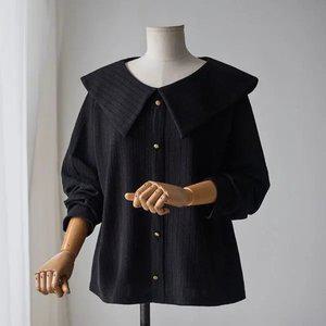 (안나앤플러스) 프리아 버튼 카라 티셔츠[티셔츠DZU47] 빅사이즈