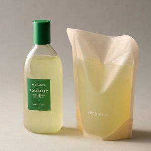 [공식] 아로마티카 로즈마리 스칼프 스케일링 샴푸 400ml+리필500ml