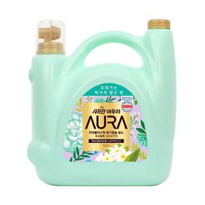 아우라 초고농축 섬유유연제 대용량, 스모키머스크, 5.5L, 1개
