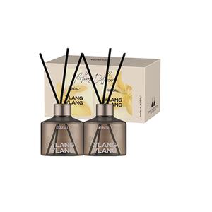 쿤달 시그니처 퍼퓸 디퓨저 세트 일랑일랑 (본품, 200ml, 2개 + 섬유스틱, 10P)