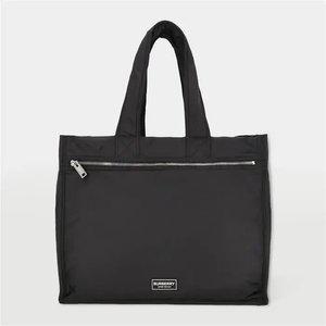 버버리 나일론 라지 남성 토트백 80905551