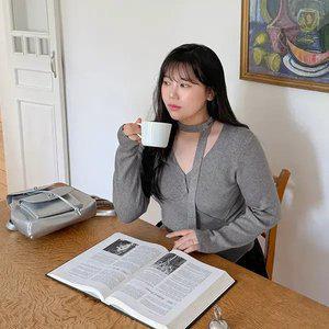 [제작/빅사이즈]이블렛 카미스 타이SET 랩 골지니트 제이스타일