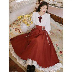 케슬라 여성 원피스 여자 개화기 의상 복고풍 드레스 경성의복 봄 가을