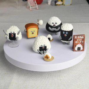 가챠 캡슐토이 피규어 4종 빵도로보 일본 빵 도둑 주먹밥 굿즈
