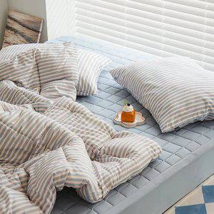 국내생산 코지블루밍 먼지없는 옥수수솜 차렵베개세트/패드세트(SS)(Q)