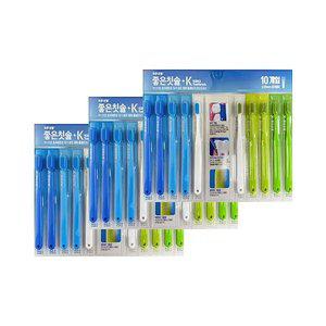 바른생활 좋은칫솔 K 10입, 3개