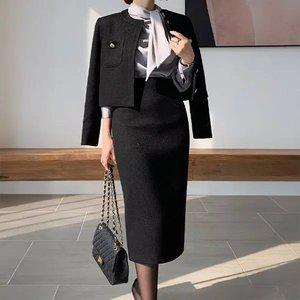 (뮬랑) 메탈릭 스커트 셋업 (2col)[세트DBZ13]