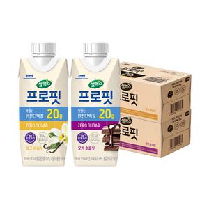 셀렉스 프로핏 밀크 바닐라, 250ml, 18개입, 1개 + 모카 초콜릿, 250ml, 18개입, 1개