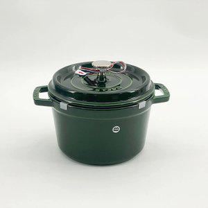 스타우브 B품 꼬꼬떼톨 바질그린 20cm 인덕션 무쇠냄비 주물냄비
