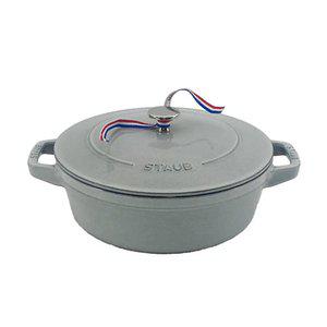 스타우브 B품 전골 화이트트러플 24cm 인덕션 무쇠냄비 주물 전골냄비