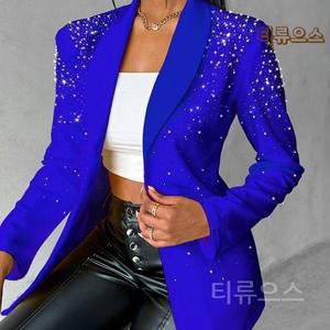 공연복 반짝이의상 무대의상 의상 방송여성 자켓 스팽글자켓 트로트 상의 정장 재킷 티