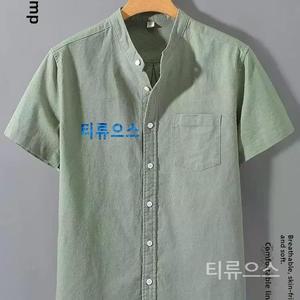 티류으스 카라티셔츠 새로운 남성 반팔 탑 포켓 느슨한 여름 컬러 유행 칼라 청소년 티