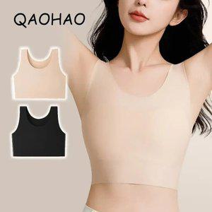 가슴 작게 보이는 헴라인 코르셋 브라 파운데이션 브라 스텔스 헴라인 코르셋 브라