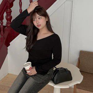 [제작/빅사이즈]이블렛 르데아 트임 랩 셔링 티블라우스 제이스타일