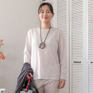 23SS68-1 / 저스트 라운드 T / 실버다이아몬드 / 엄마옷 / 할머니옷 / 빅사이즈 / 마담