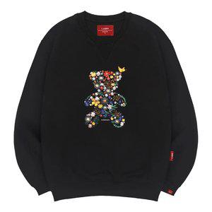 엘라모 3M 플라워베어 맨투맨 남녀공용 빅사이즈 S~4XL