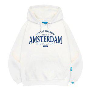 엘라모 기모H 암스테르담 후드티 남녀공용 빅사이즈 M~4XL