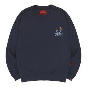 엘라모 3M 웨일테일 맨투맨 남녀공용 빅사이즈 S~4XL