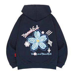 엘라모 3H 뷰티풀플라워 후드티 남녀공용 빅사이즈 M~4XL