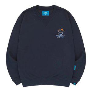 엘라모 기모M 웨일테일 맨투맨 남녀공용 빅사이즈 S~4XL