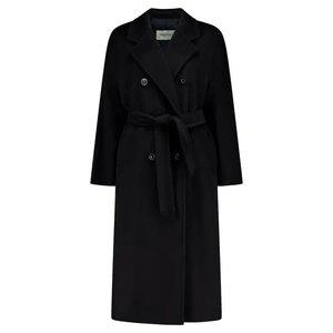 25FW 막스마라 마담 아이콘 코트 블랙 2521018011600 003