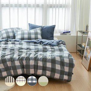 FW신상 겨울 먼지없이 포근한 극세사 국내생산 말랑 옥수수솜 차렵이불 4종 SS/Q
