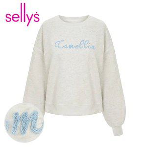 [샐리] 심플레터링라운드맨투맨_I5C-CTS016