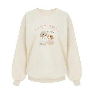 [샐리] 퍼피클로젯라운드맨투맨_I5C-CTS025