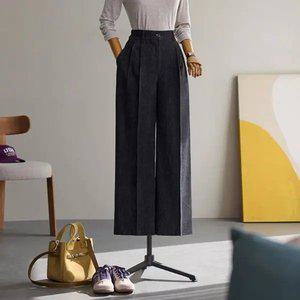 (안나앤모드) dami 벨벳 밴딩 슬랙스[팬츠DZT64]