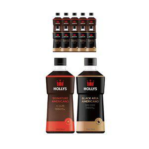 할리스 시그니처 아메리카노 550ml, 6입, 1개+블랙아리아 아메리카노 550ml, 6입, 1개