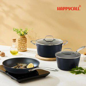 해피콜 풀인덕션 세이브 후라이팬+냄비 3종(5P)세트(28팬+20편수+24곰솥+뚜껑20+뚜껑2
