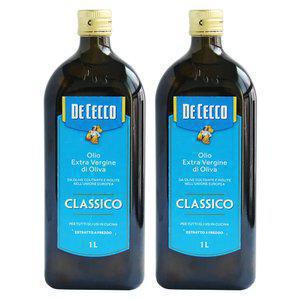 데체코 클래식 엑스트라버진 올리브오일 1L 1리터 x 2병세트