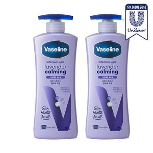 NEW 바세린 바디로션 라벤더 카밍 400ml 2개