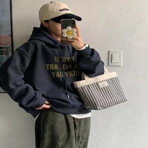 위니드 도톰 융기모 루즈핏 후드 (2color)