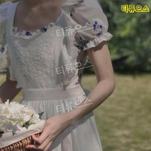 이정현 백지영 앞치마 레이스 자수 롱앞치마 홈파티 집들이 원피스형 빈티지 신 티류으