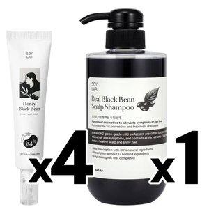 앰플4 + 샴푸1 [소이랩] 허니블랙빈 두피앰플4 + 탈모샴푸1