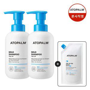 아토팜 마일드 샴푸 300ml 2개 (gift 탑투토워시250ml)
