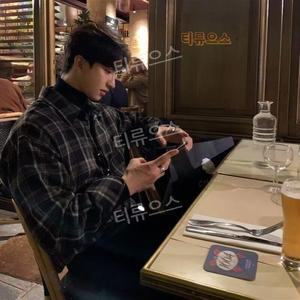 565회 김대호체크셔츠 남방 캐주얼패션 스타일 데일리룩 티류으스