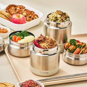 텀스 올 스텐 보온도시락 세트 7P (410+300+280+200ml+젓가락+젓가락케이스+가방)