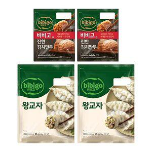 [CJ] 비비고 왕교자 1.05kg, 2개 + 비비고 수제진한김치만두 400g, 2입, 1개