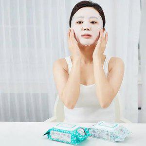 아쿠아시리즈 1일1팩 뽑아쓰는 데일리 마스크팩 60매 대용량 스킨케어 수분보충 진정팩