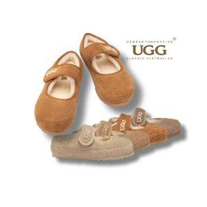 [25신상]오즈웨어 메리제인 로고 자수 어그 슈즈 /여성